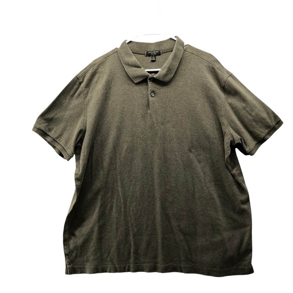 Banana Republic Olive Green Polo Shirt
